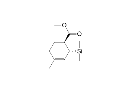 3-Cyclohexene-1-carboxylic acid, 4-methyl-2-(trimethylsilyl)-, methyl ester, trans-