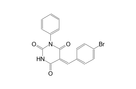(5Z)-5-(4-bromobenzylidene)-1-phenyl-2,4,6(1H,3H,5H)-pyrimidinetrione
