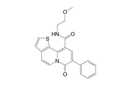 N-(2-Methoxyethyl)-7-oxo-8-phenyl-7H-thieno[2,3-a]quinolizine-10-carboxamide