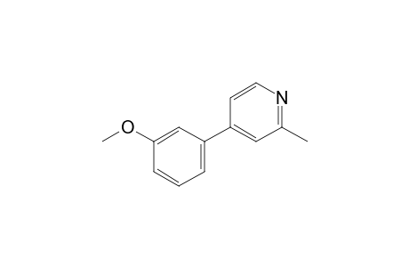 4-(3-Methoxyphenyl)-2-methylpyridine