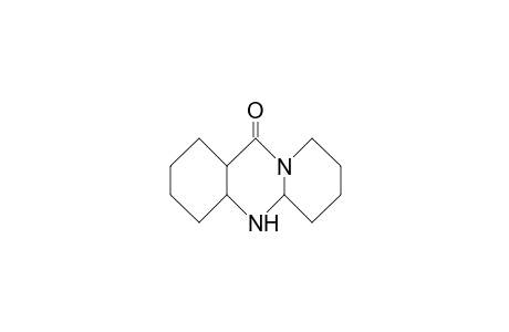 4Aa, 5aa,11aa-dodecahydro-pyrido(2,1-B)quinazolin-11-one