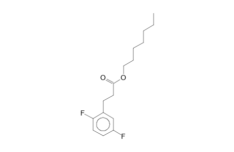 Propanoic acid, 3-(2,5-difluorophenyl)-, heptyl ester