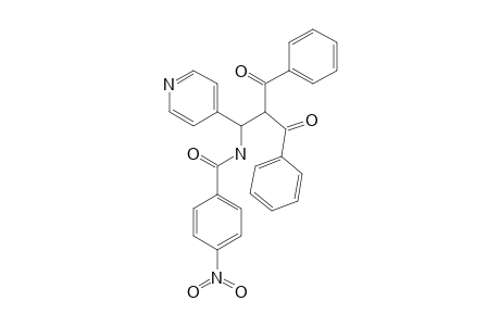 1,1-DIBENZOYL-2-(4-PYRIDYL)-2-4-NITROBENZOYLAMINO)-ETHANE