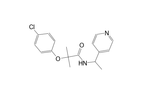 2-(4-chlorophenoxy)-2-methyl-N-[1-(4-pyridinyl)ethyl]propanamide