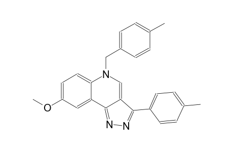 5H-pyrazolo[4,3-c]quinoline, 8-methoxy-3-(4-methylphenyl)-5-[(4-methylphenyl)methyl]-