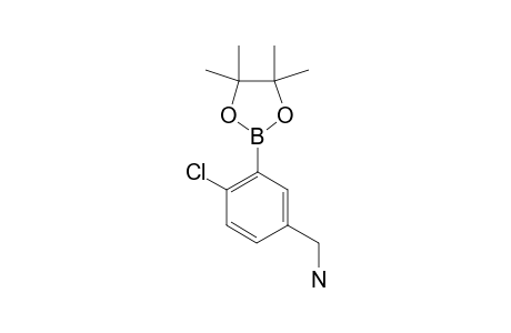 [4-CHLORO-3-(4,4,5,5-TETRAMETHYL-1,3,2-DIOXABOROLAN-2-YL)-PHENYL]-METHANAMINE