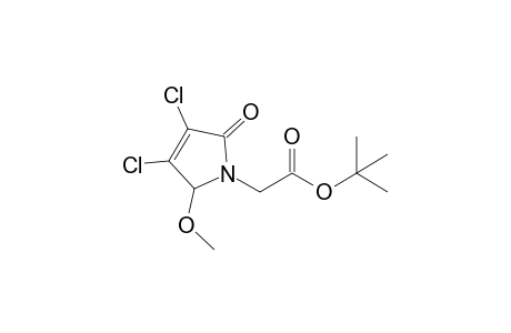 t-Butyl [3,4-dichloro-1,5-dihydro-5-methoxy-2-oxo-2H-pyrrol-1-yl]acetate