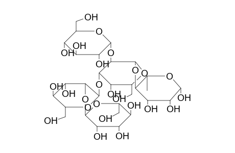 ALPHA-D-MANNOPYRANOSYL-(1->2)-ALPHA-D-MANNOPYRANOSYL-(1->3)-[ALPHA-D-GLUCOPYRANOSYL-(1->2)]-BETA-D-GALACTOPYRANOSYL-(1->4)-BETA-L-RHAMNOPYRANOSE
