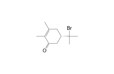 (-)-(S)-2,3-Dimethyl-5-(2-bromoprop-2-yl)cyclohex-2-en-1-one