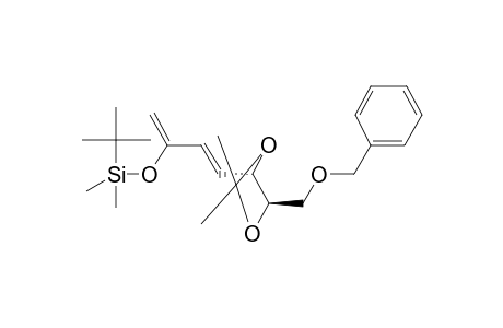 (3E)-7-O-Benzyl-2-O-[ (tert-butyl)dimethylsilyl]-1,3,4-trideoxy-5,6-O-isopropylidene-D-erythro-hept-1,3-dienitol