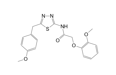 N-[5-(4-methoxybenzyl)-1,3,4-thiadiazol-2-yl]-2-(2-methoxyphenoxy)acetamide