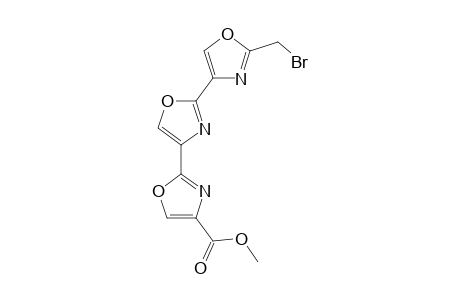 2"-Bromomethyl-2,4:2'-4"-ter(1,3-oxazolyl)-4-carbonylic acid methyl ester