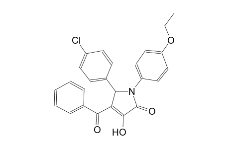 4-benzoyl-5-(4-chlorophenyl)-1-(4-ethoxyphenyl)-3-hydroxy-1,5-dihydro-2H-pyrrol-2-one