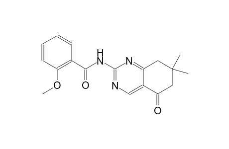 N-(7,7-dimethyl-5-oxo-5,6,7,8-tetrahydro-2-quinazolinyl)-2-methoxybenzamide