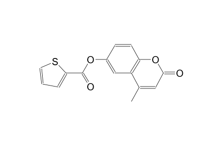 2-thiophenecarboxylic acid, 4-methyl-2-oxo-2H-1-benzopyran-6-yl ester