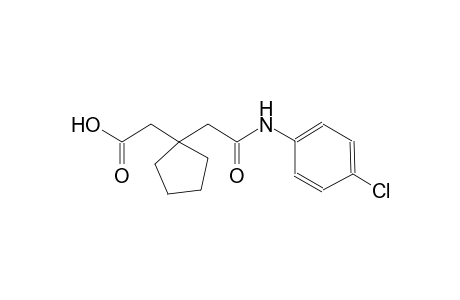 {1-[2-(4-chloroanilino)-2-oxoethyl]cyclopentyl}acetic acid