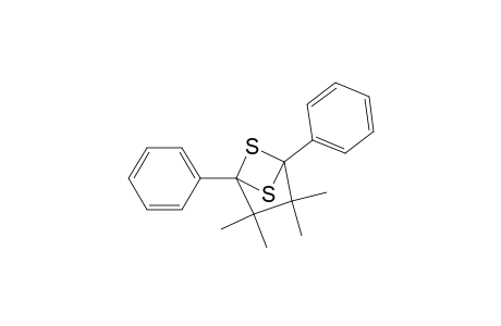 5,6-Dithiabicyclo[2.1.1]hexane, 2,2,3,3-tetramethyl-1,4-diphenyl-