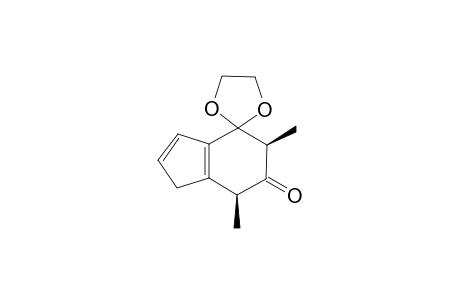 1',7'-Dihydro-5',7'-dimethylspiro[1,3-dioxolane-2,4'-[4H]inden]-6'(5'H)-one