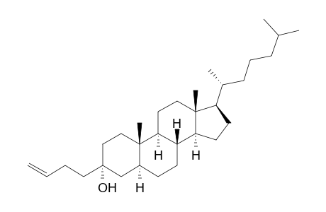 (3S,5S,8R,9S,10S,13R,14S,17R)-3-but-3-enyl-10,13-dimethyl-17-[(2R)-6-methylheptan-2-yl]-1,2,4,5,6,7,8,9,11,12,14,15,16,17-tetradecahydrocyclopenta[a]phenanthren-3-ol