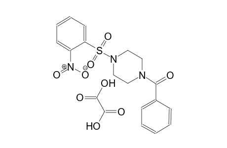 (4-((2-nitrophenyl)sulfonyl)piperazin-1-yl)(phenyl)methanone oxalate