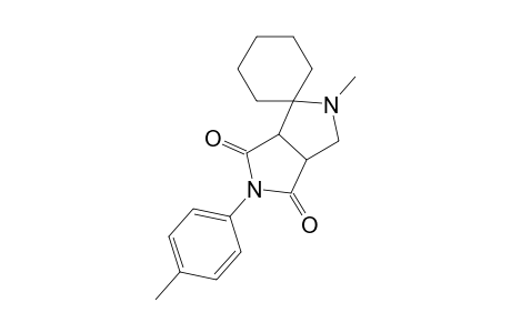 5-Methyl-4,4-pentamethylene-2-para-tolylpephydropyrrolo(3,4-c)pyrrole-1,3-dione