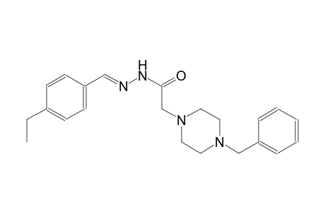 1-piperazineacetic acid, 4-(phenylmethyl)-, 2-[(E)-(4-ethylphenyl)methylidene]hydrazide
