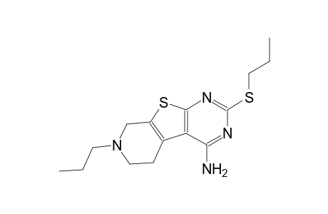 7-propyl-2-(propylsulfanyl)-5,6,7,8-tetrahydropyrido[4',3':4,5]thieno[2,3-d]pyrimidin-4-ylamine