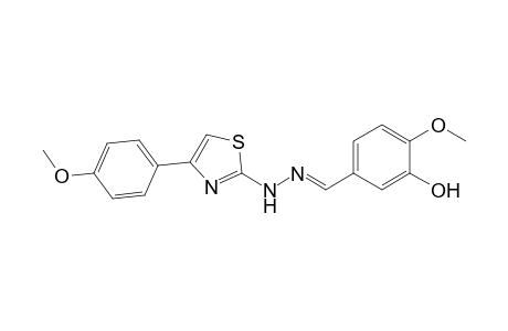 2-Methoxy-5-({2-[4-(4-methoxyphenyl)-1,3-thiazol-2-yl]hydrazinylidene}methyl) phenol