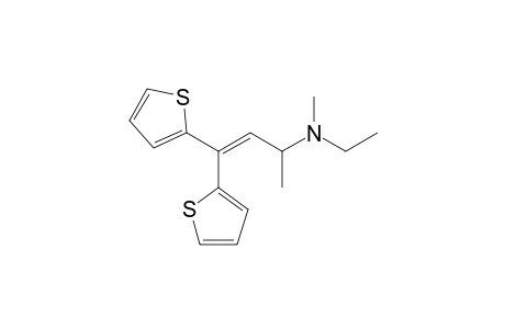 3-Buten-2-amine, N-ethyl-N-methyl-4,4-di-2-thienyl-