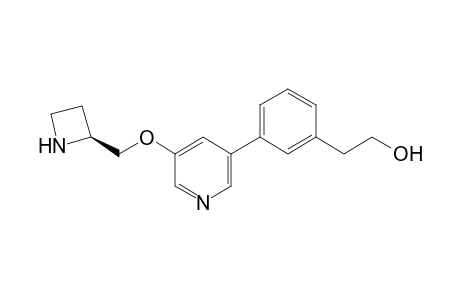 2-[3-[5-[(2(S)-Azetidinyl)methoxy]-3-pyridyl]phenyl]ethanol