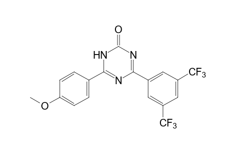 4-(alpha,alpha,alpha,alpha',alpha',alpha'-hexafluoro-3,5-xylyl)-6-(p-methoxyphenyl)-s-triazin-2(1H)-one