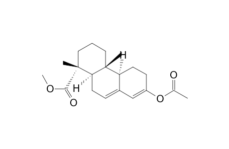 1-Phenanthrenecarboxylic acid, 7-(acetyloxy)-1,2,3,4,4a,4b,5,6,10,10a-decahydro-1,4a-dimethyl-, methyl ester, [1R-(1.alpha.,4a.beta.,4b.alpha.,10a.alpha.)]-