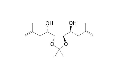 (1S)-1-{(4R,5R)-5-[(1S)-1-Hydroxy-3-methyl-3-butenyl)]-2,2-dimethyl-1,3-dioxolan-4-yl}-3-methyl-3-buten-1-ol