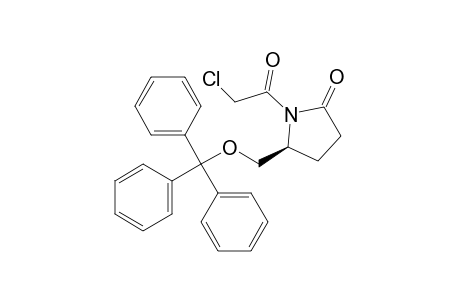 (5S)-1-Chloroacetyl-5-triphenylmethoxymethylpyrrolidin-2-one