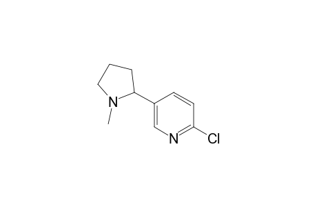 2-chloro-5-(1-methylpyrrolidin-2-yl)pyridine