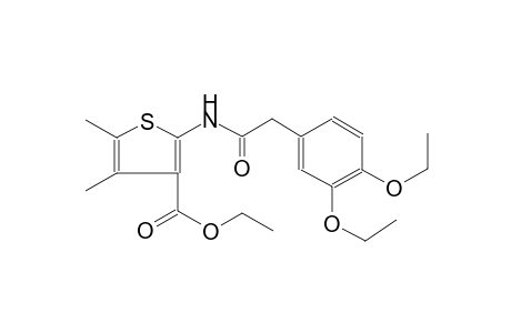 3-thiophenecarboxylic acid, 2-[[(3,4-diethoxyphenyl)acetyl]amino]-4,5-dimethyl-, ethyl ester