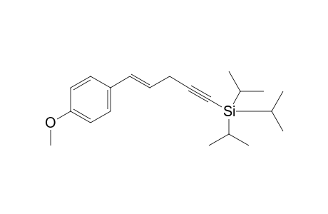 (E)-Triisopropyl(5-(4-methoxyphenyl)pent-4-en-1-yn-1-yl)silane