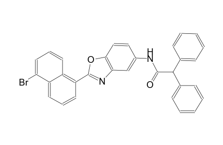 N-[2-(5-bromo-1-naphthyl)-1,3-benzoxazol-5-yl]-2,2-diphenylacetamide