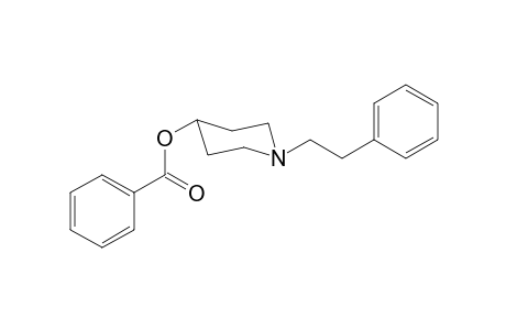1-(2-Phenylethyl)piperidin-4-yl benzoate