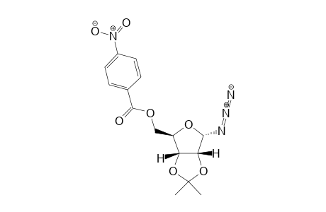 [(3aR,4S,6R,6aR)-4-azido-2,2-dimethyl-3a,4,6,6a-tetrahydrofuro[3,4-d][1,3]dioxol-6-yl]methyl 4-nitrobenzoate