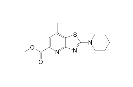 Methyl 7-(methyl)-2-(piperidino)thiazolo[4,5-b]pyridine-5-carboxylate