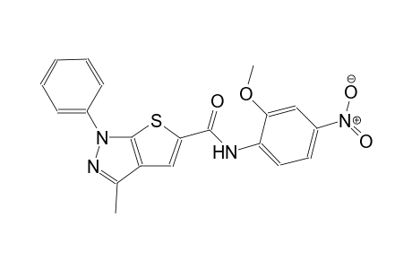 1H-thieno[2,3-c]pyrazole-5-carboxamide, N-(2-methoxy-4-nitrophenyl)-3-methyl-1-phenyl-