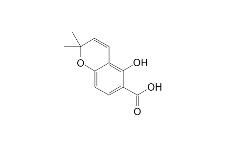 2',2'-Dimethylpyrano[5',6'-3,4]-2-hydroxybenzoic Acid