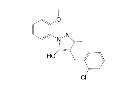 1H-pyrazol-5-ol, 4-[(2-chlorophenyl)methyl]-1-(2-methoxyphenyl)-3-methyl-