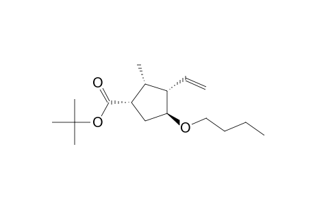 cyclopentanecarboxylic acid-, 4-butoxy-3-ethenyl-2-methyl-, 1,1-dimethylethyl ester (1.alpha.,2.alpha.,3.alpha.,4.beta.)