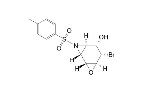 dl-(1.alpha.,2.alpha.,4.alpha.,5.beta.,6.alpha.,7.alpha.)-6-bromo-3-(4-methylphenylsulfonyl)-8-oxa-3-azatricyclo[5.1.0.0(2,4)]octan-5-ol