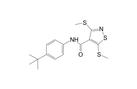 3,5-bis(methylthio)-4'-tert-4-isothiazolecarboxanilide
