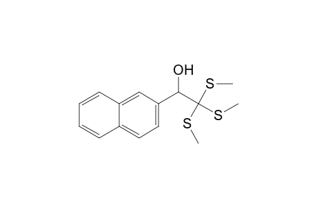 2,2,2-Tris-methylthio-1-naphthalen-2-yl-ethanol