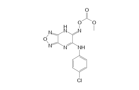 Furazano[3,4-b]pyrazine, 4,5-dihydro-6-(4-chlorophenylamino)-5-(methoxycarbonyloxy)imino-