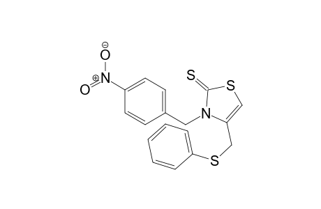 3-(4-Nitrobenzyl)-4-phenylsulfanylmethyl-2,3-dihydrothiazol-2-thione